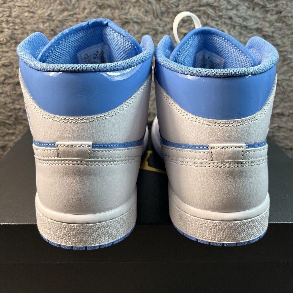 NIKE Air Jordan 1 Mid SE White/Legend Blue FZ2142 114 MEN'S SIZE 11.5 With Box - Picture 2 of 10
